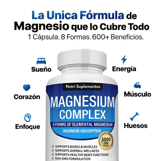 ✨Magnesium Complex - Descansa profundo y recupérate mejor sin tensión