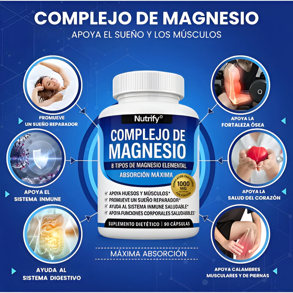 ✨Magnesium Complex - Descansa profundo y recupérate mejor sin tensión
